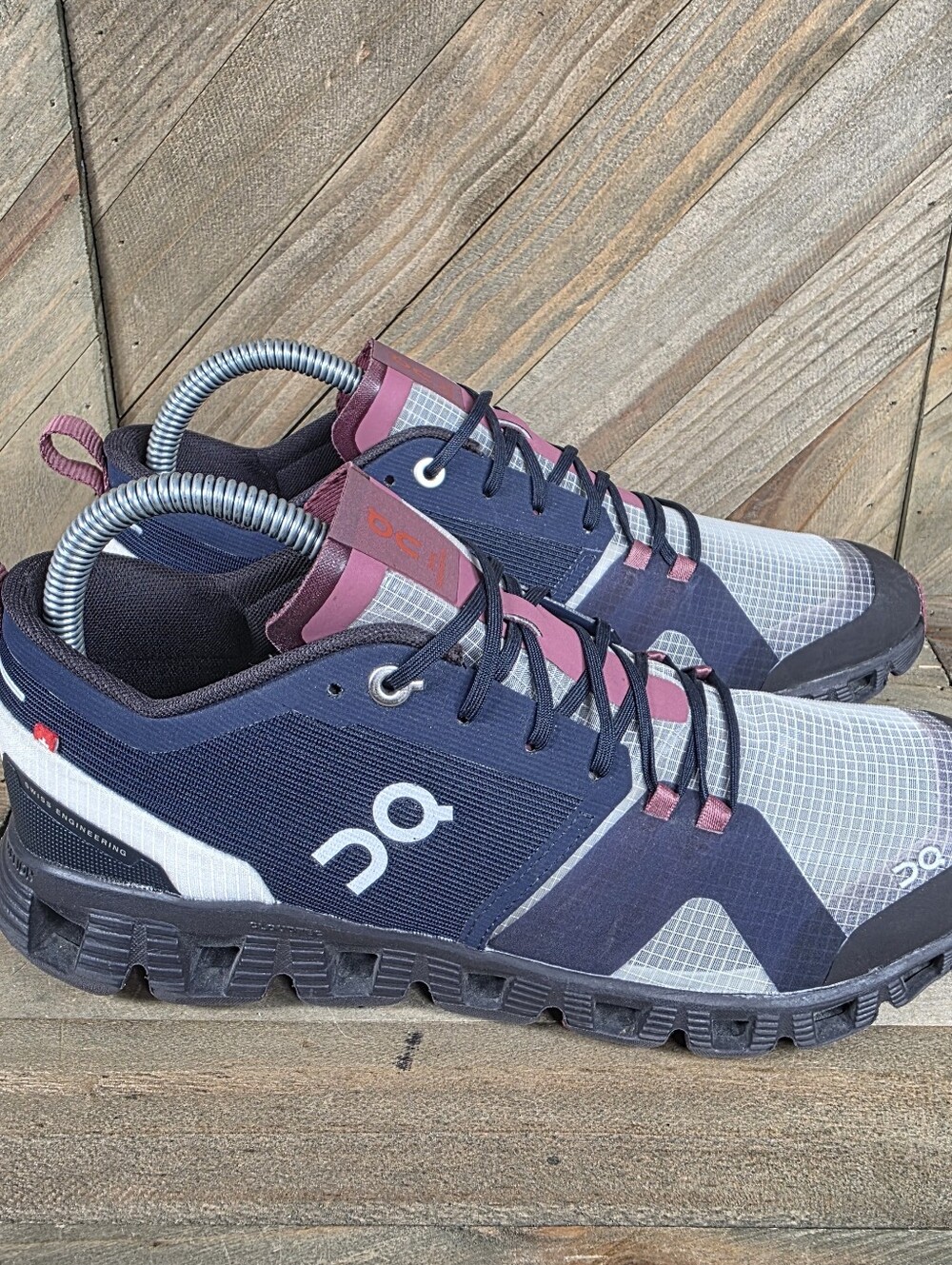 On Cloud X Shift Womens Athletic Running Shoes Size 8.5 Blue Cherry 38.99123